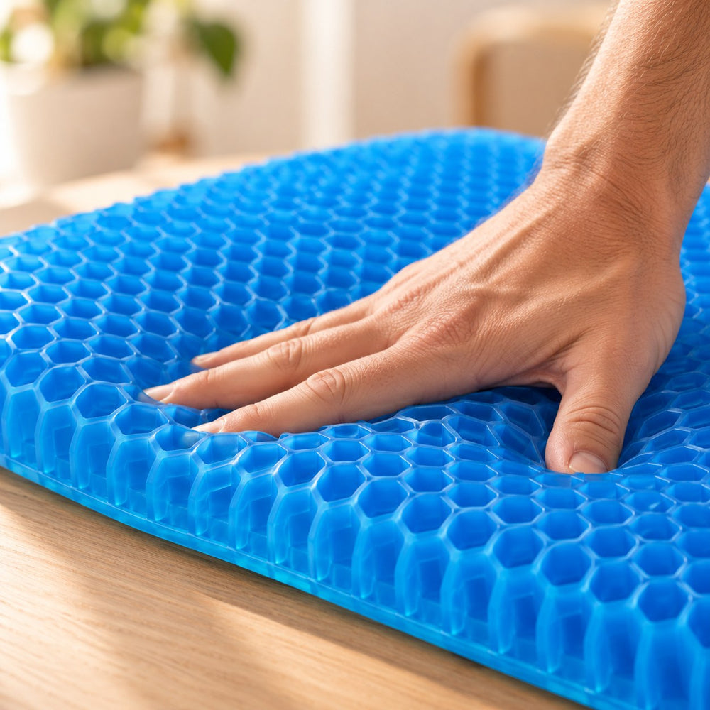 Des centaines de petits ressorts en gel